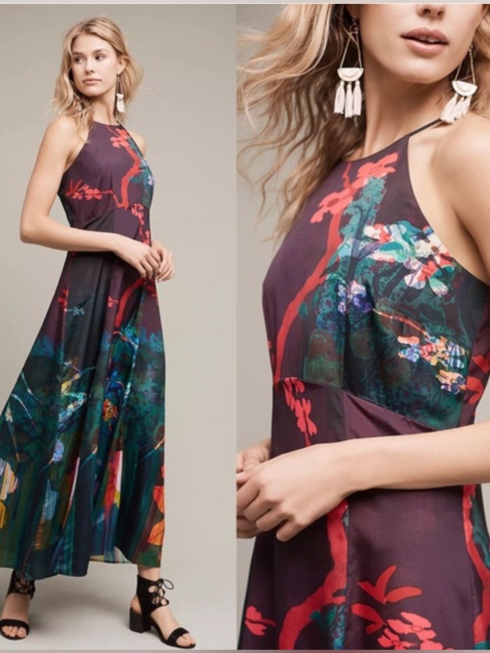 NWT Moulinette Soeurs Cadence Maxi Dress Summer Wedding Size 10